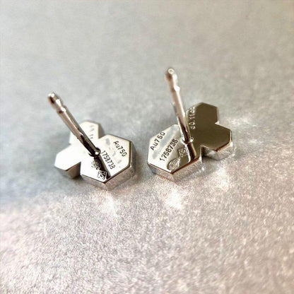 [vivabelle]BEE LOVE SILVER DIAMOND EARRINGS