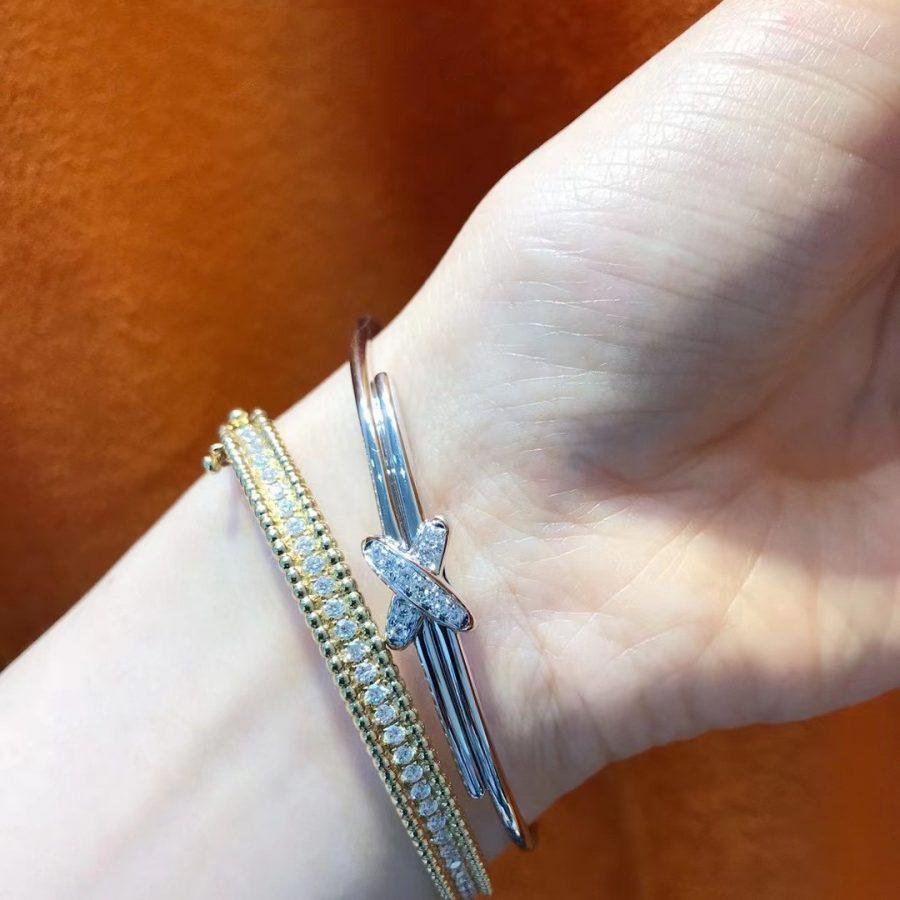 [vivabelle]JEUX DE BRACELET SILVER DIAMONDS