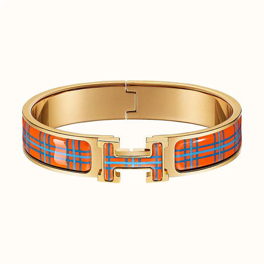 [vivabelle]H TARTAN BRACELET 12MM