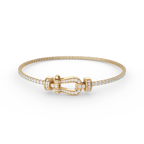 [vivabelle]FORCE  HORSESHOE  DIAMOND TENNIS BRACELET