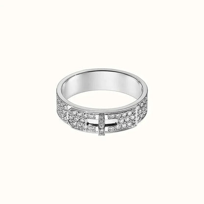[vivabelle]KELLY SILVER DIAMOND RING