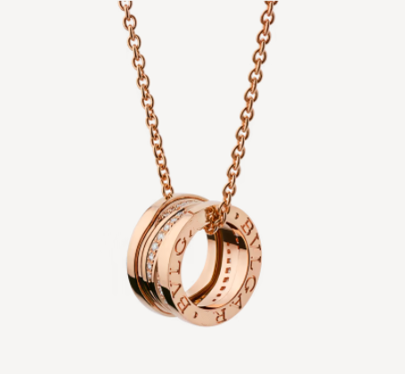 [vivabelle]ZERO 1 PINK GOLD DIAMOND NECKLACE