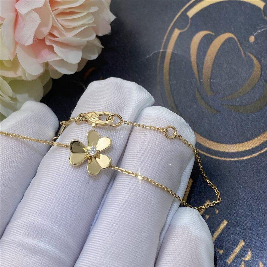 [vivabelle]FRIVOLE GOLD FLOWER BRACELET