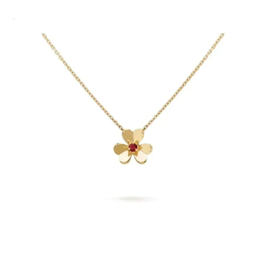 [vivabelle]FRIVOLE GOLD FLOWER NECKLACE