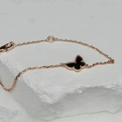 [vivabelle]BUTTERFLY ONYX  BUTTERFLY BRACELET