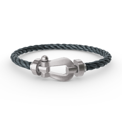 [vivabelle]FORCE LARGE HORSESHOE NO DIAMOND BRACELET SILVER