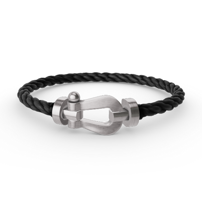 [vivabelle]FORCE LARGE HORSESHOE NO DIAMOND BRACELET SILVER