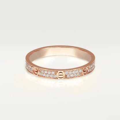 [vivabelle]LOVE RING 2.65MM DIAMOND